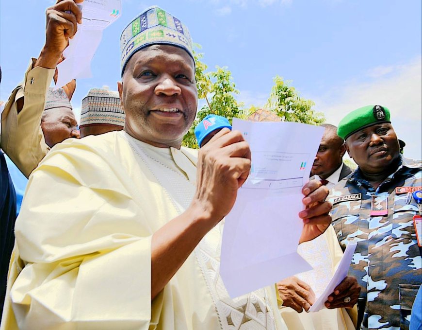 Gov Inuwa  has participated in the All Progressives Congress House of Representatives direct primaries